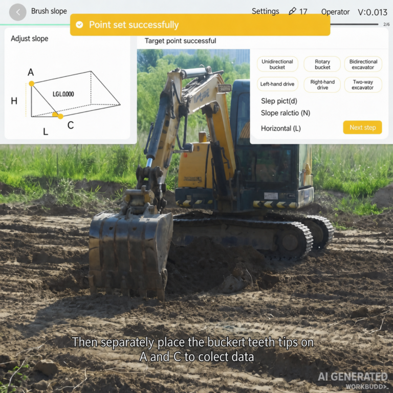 Excavator Grade Control System